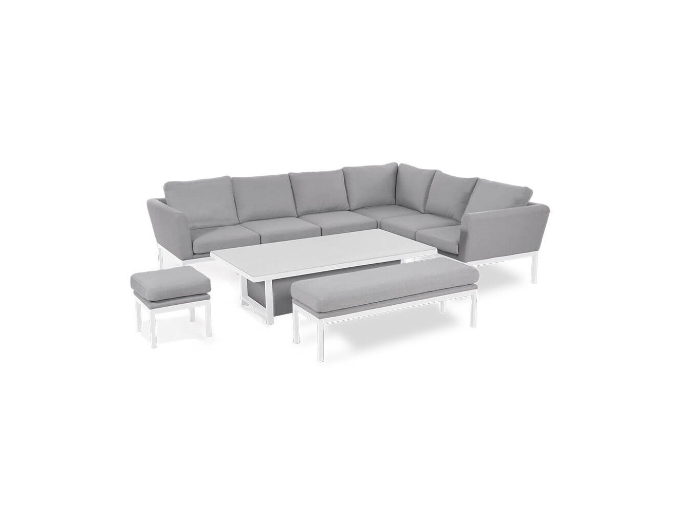 Argenta Corner Dining Set with Rising Table