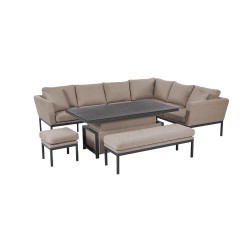 Argenta Corner Dining Set with Rising Table