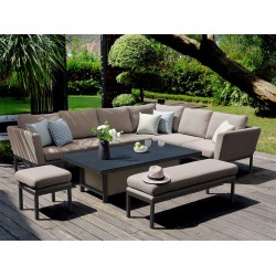 Argenta Corner Dining Set with Rising Table