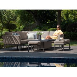 Argenta Corner Dining Set with Rising Table