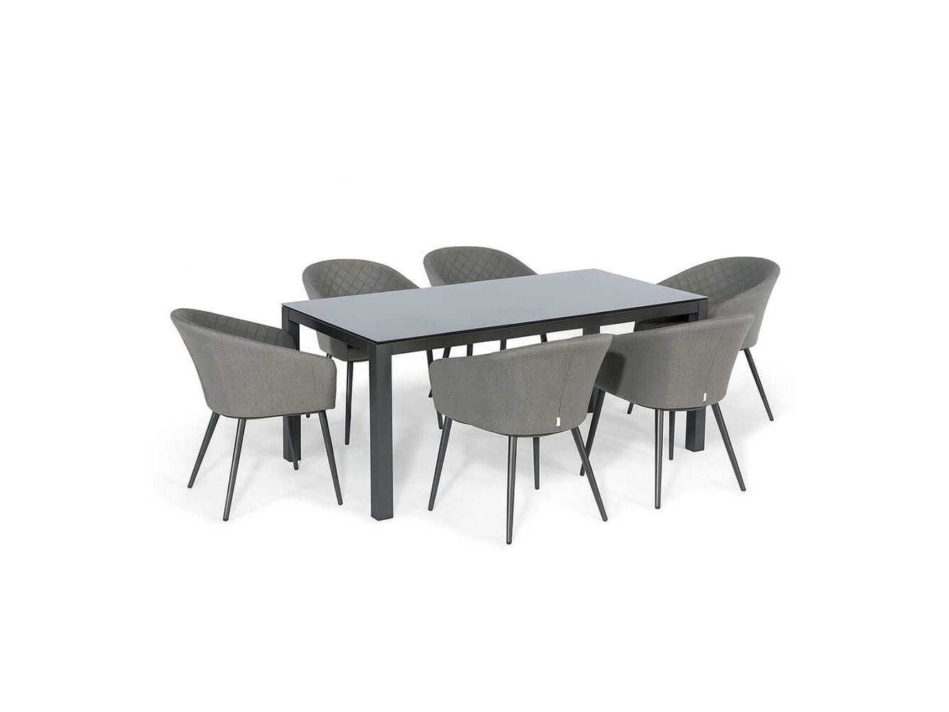 Napoli 6 Seat Rectangular Dining Set