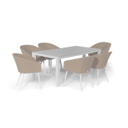 Napoli 6 Seat Rectangular Dining Set