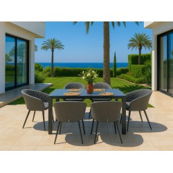 Napoli 6 Seat Rectangular Dining Set