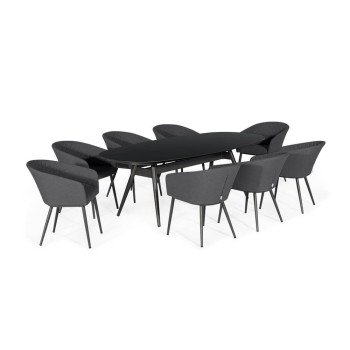 Napoli 8 Seat Oval Dining Set