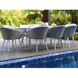 Napoli 8 Seat Oval Dining Set