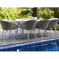 Napoli 8 Seat Oval Dining Set