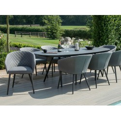 Napoli 8 Seat Oval Dining Set