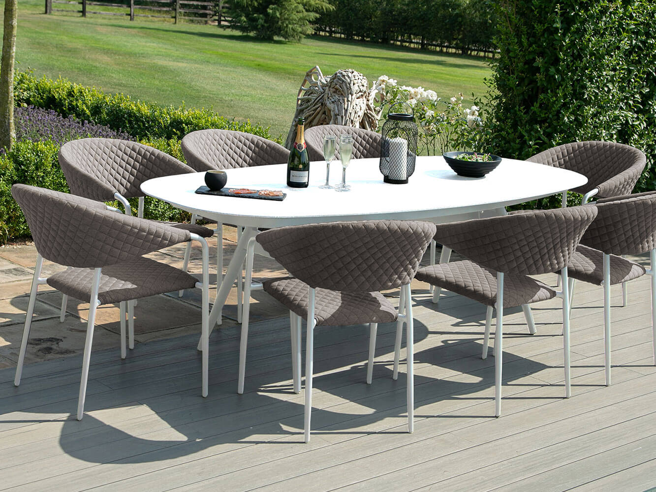 Nuoro 8 Seat Oval Dining Set