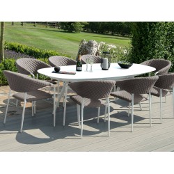 Nuoro 8 Seat Oval Dining Set