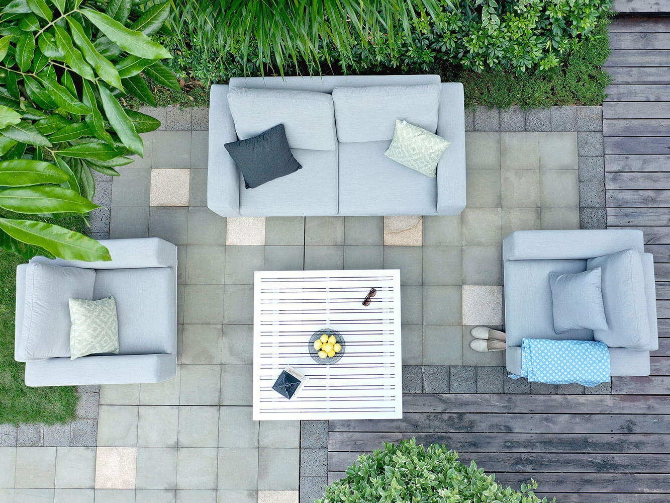 Portofino 2 Seat Sofa Set