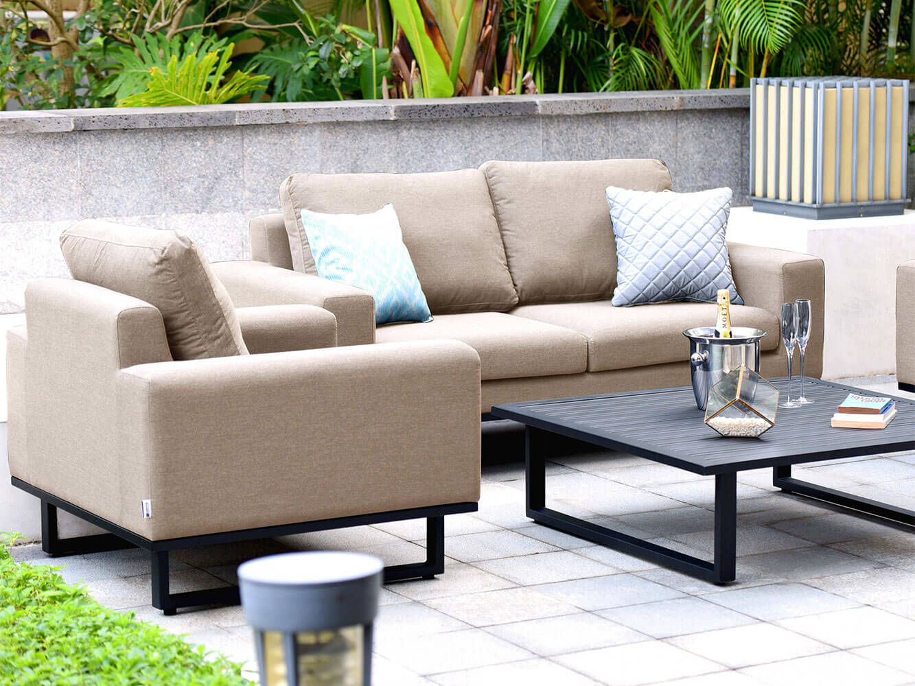 Portofino 2 Seat Sofa Set