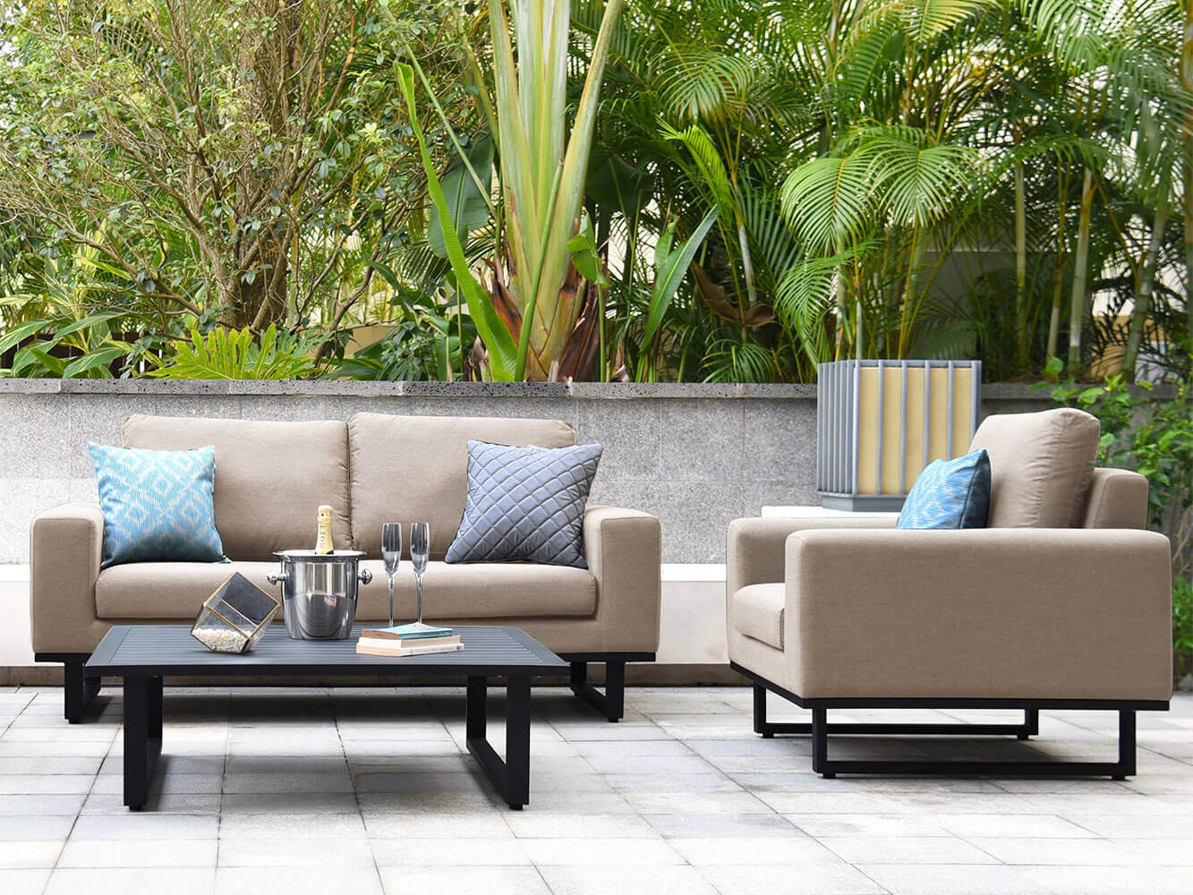 Portofino 2 Seat Sofa Set